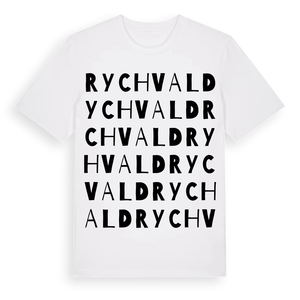 Rychvald ordlek t-shirt – White, i miljö
