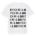Rychvald ordlek t-shirt