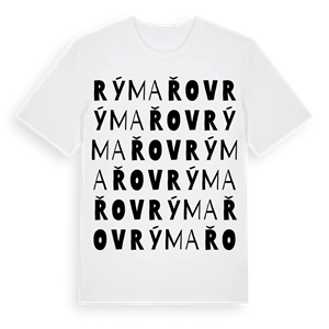 Rýmařov ordlek t-shirt – ekologisk bomull t-shirt från Pinshirt