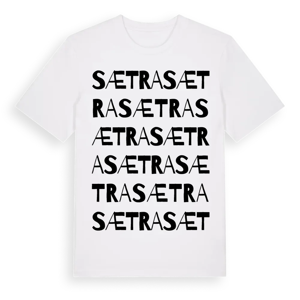 Sætra ordlek t-shirt i miljö