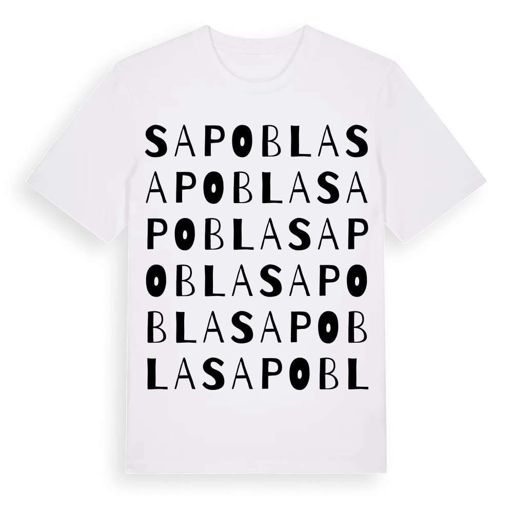 sa Pobla ordlek t-shirt – White, i miljö