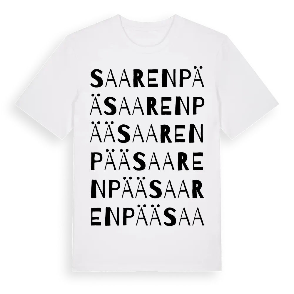 Saarenpää ordlek t-shirt i miljö