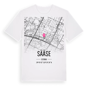 Sääse karta t-shirt – ekologisk bomull t-shirt från Pinshirt