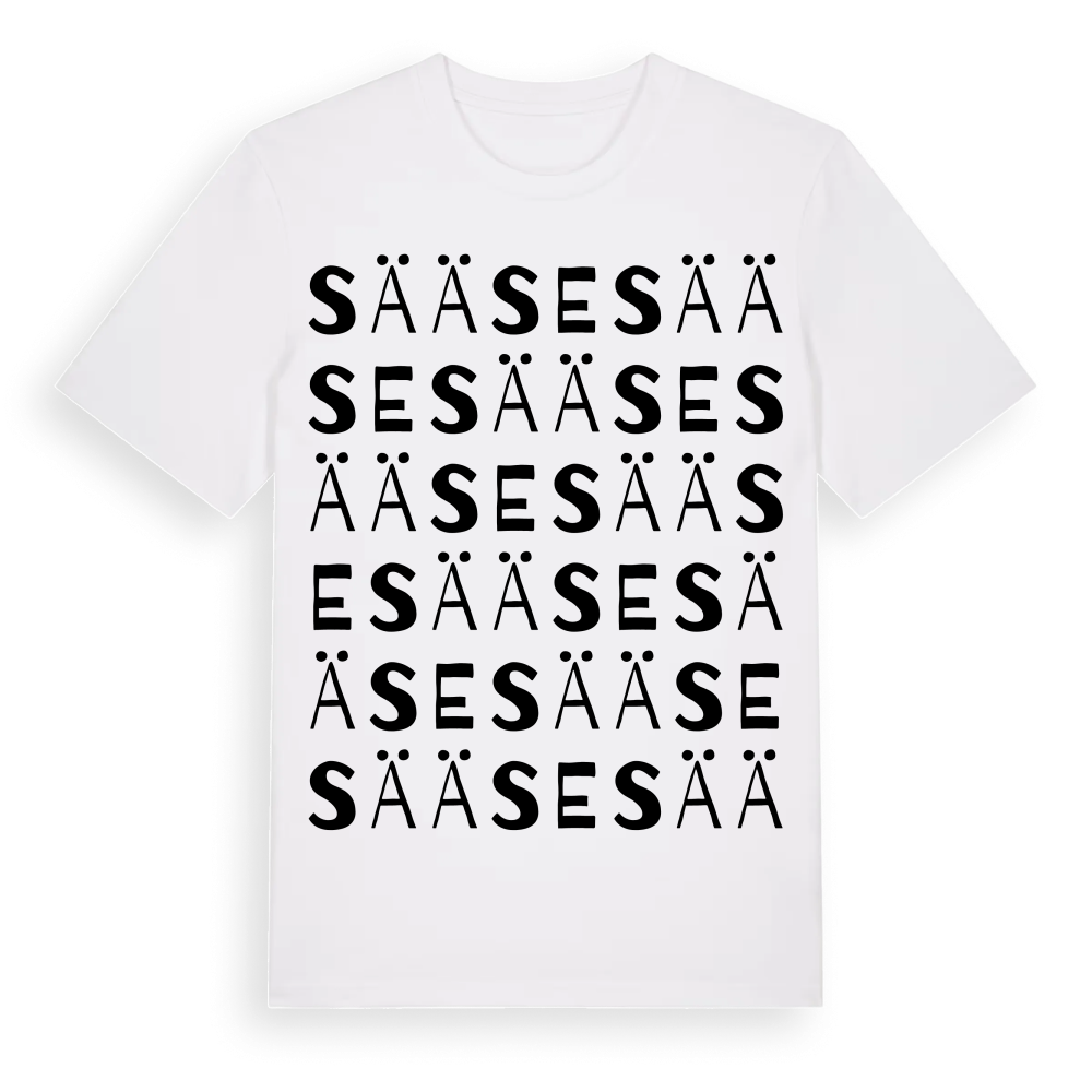Sääse ordlek t-shirt – White, i miljö