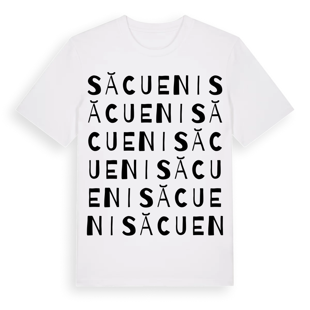 Săcueni ordlek t-shirt – White, i miljö