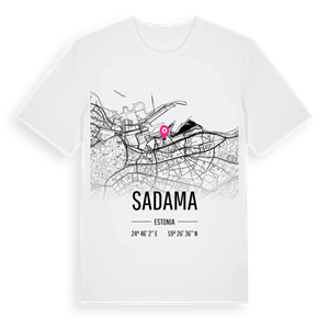 Sadama karta t-shirt – ekologisk bomull t-shirt från Pinshirt