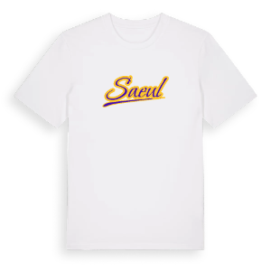 Saeul baseball t-shirt – ekologisk bomull t-shirt från Pinshirt