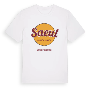 Saeul cirkel t-shirt – ekologisk bomull t-shirt från Pinshirt