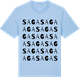 Blue Soul t-shirt med Saga ordlek t-shirt