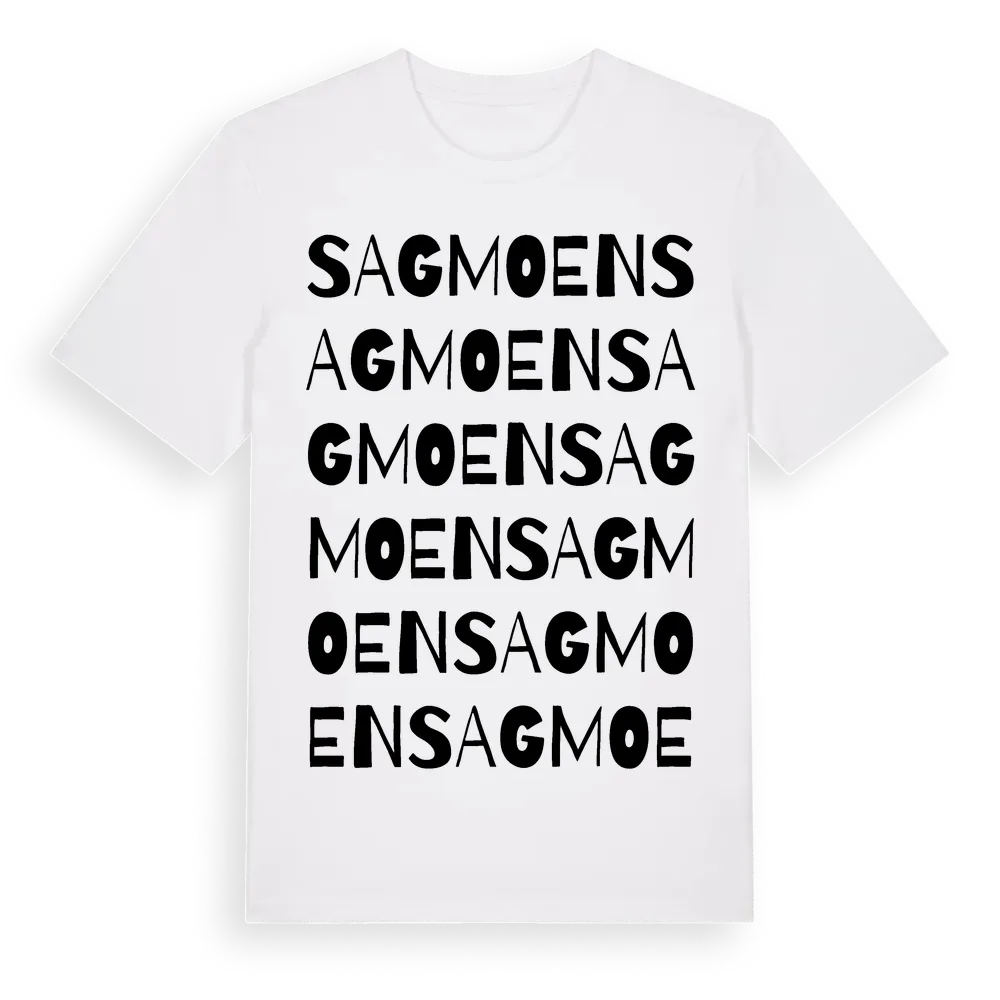 Sagmoen ordlek t-shirt i miljö