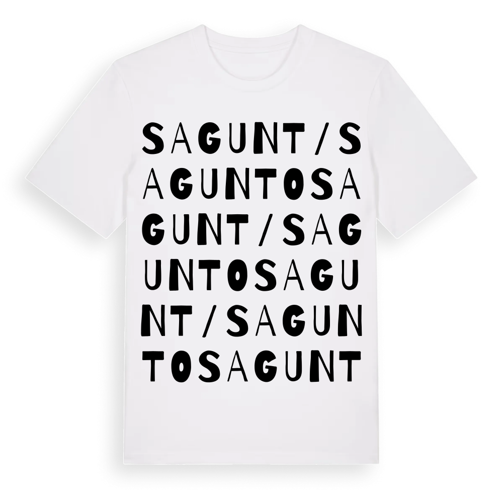 Sagunt / Sagunto ordlek t-shirt – White, i miljö