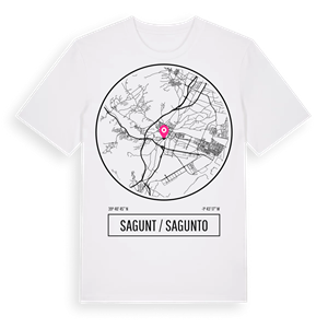 Sagunt / Sagunto t-shirt – ekologisk bomull t-shirt från Pinshirt