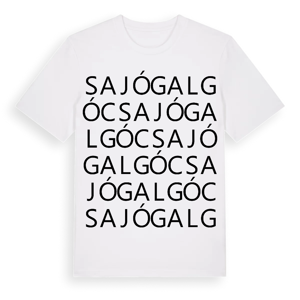 Sajógalgóc ordlek t-shirt – White, i miljö