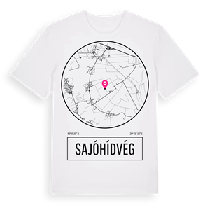 Sajóhídvég t-shirt – ekologisk bomull t-shirt från Pinshirt