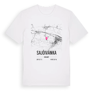 Sajóivánka karta t-shirt – ekologisk bomull t-shirt från Pinshirt