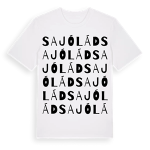 Sajólád ordlek t-shirt – ekologisk bomull t-shirt från Pinshirt