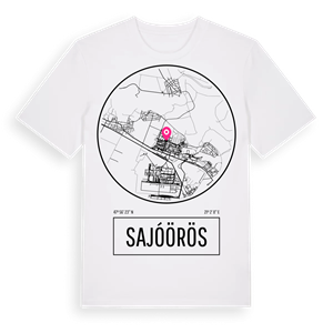 Sajóörös t-shirt – ekologisk bomull t-shirt från Pinshirt