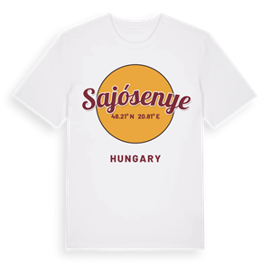 Sajósenye cirkel t-shirt – ekologisk bomull t-shirt från Pinshirt