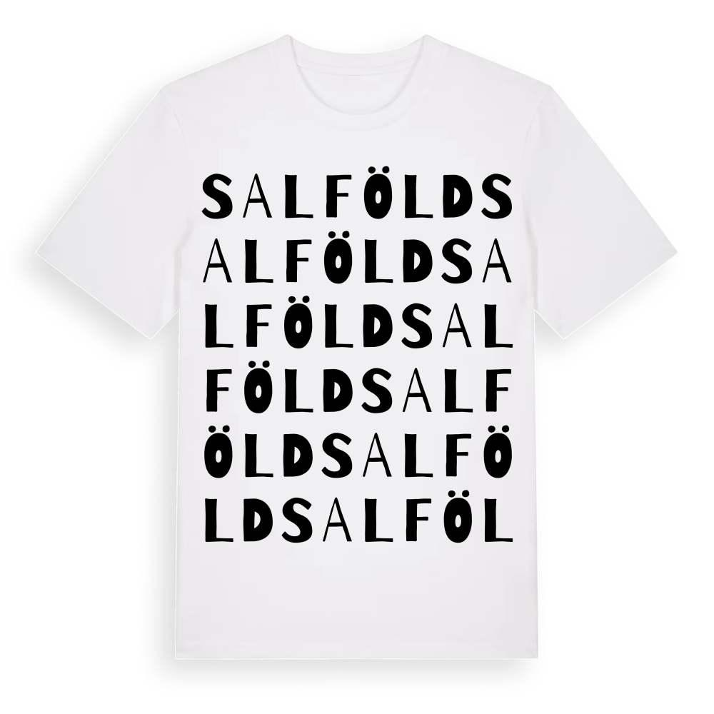 Salföld ordlek t-shirt – White, i miljö