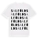 Salföld ordlek t-shirt