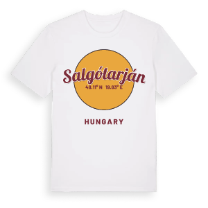Salgótarján cirkel t-shirt – ekologisk bomull t-shirt från Pinshirt