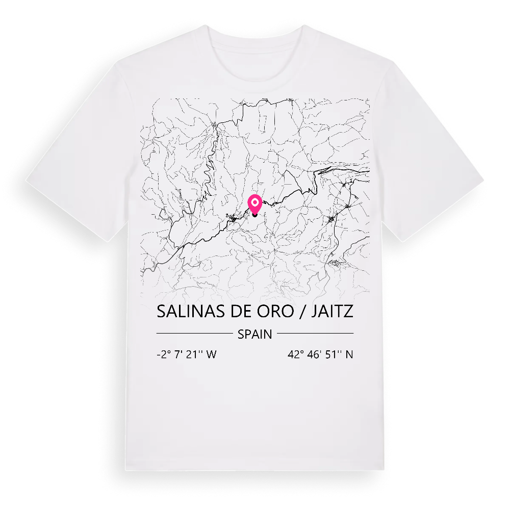 Salinas de Oro / Jaitz karta t-shirt – White, i miljö