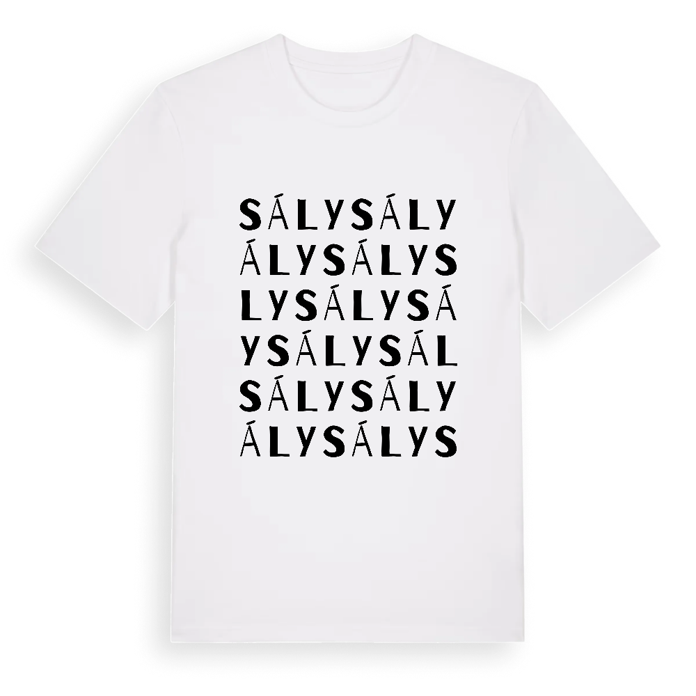 Sály ordlek t-shirt – White, i miljö