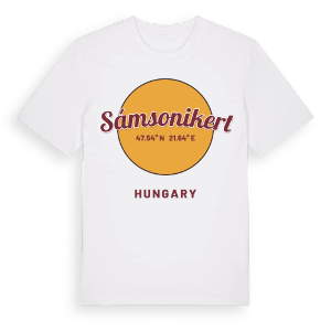 Sámsonikert cirkel t-shirt – ekologisk bomull t-shirt från Pinshirt