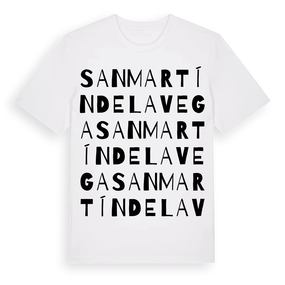 San Martín de la Vega ordlek t-shirt – White, i miljö