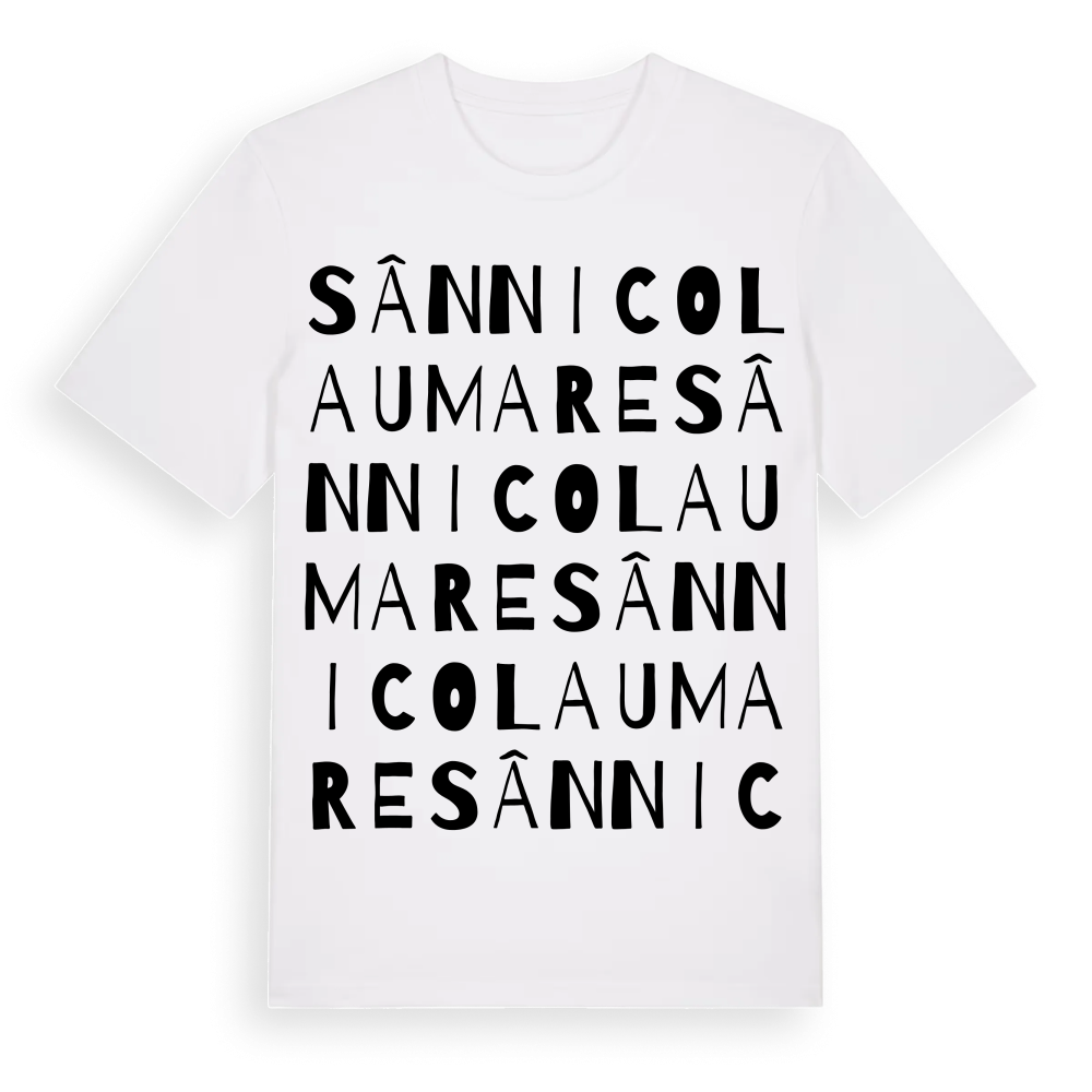 Sânnicolau Mare ordlek t-shirt – White, i miljö