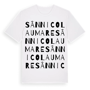 Sânnicolau Mare ordlek t-shirt – ekologisk bomull t-shirt från Pinshirt