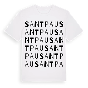 Sant Pau ordlek t-shirt – ekologisk bomull t-shirt från Pinshirt
