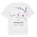 Santa María de la Alameda karta t-shirt