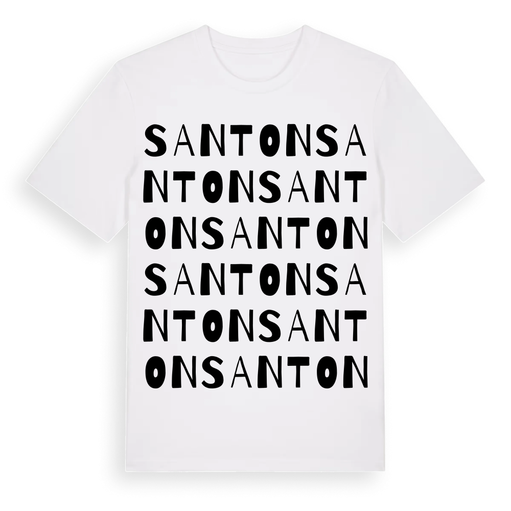 Santon ordlek t-shirt – White, i miljö