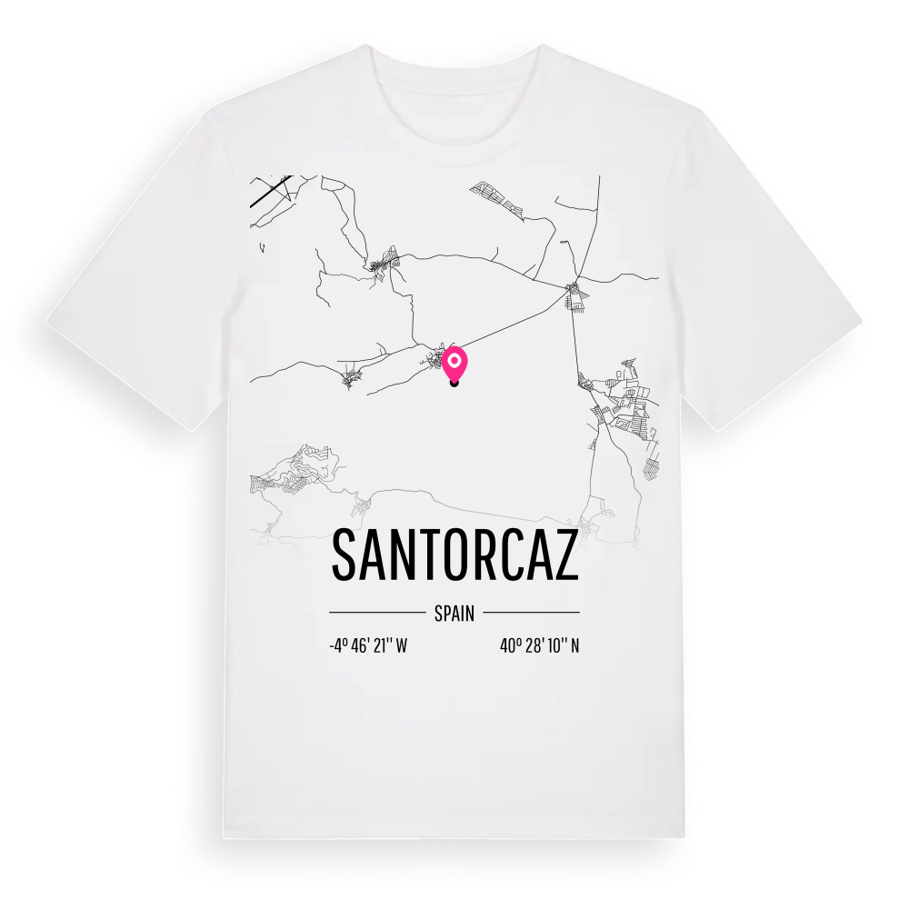 Santorcaz karta t-shirt – White, i miljö