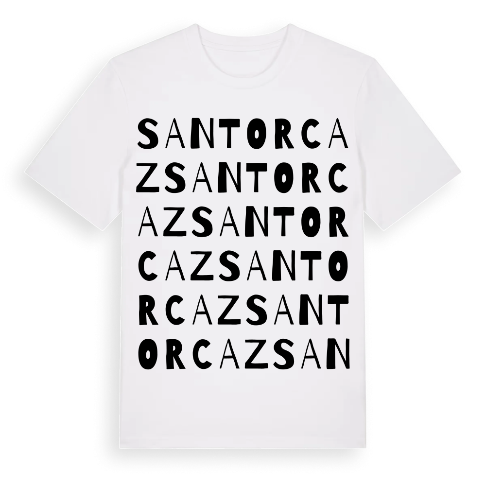 Santorcaz ordlek t-shirt – White, i miljö