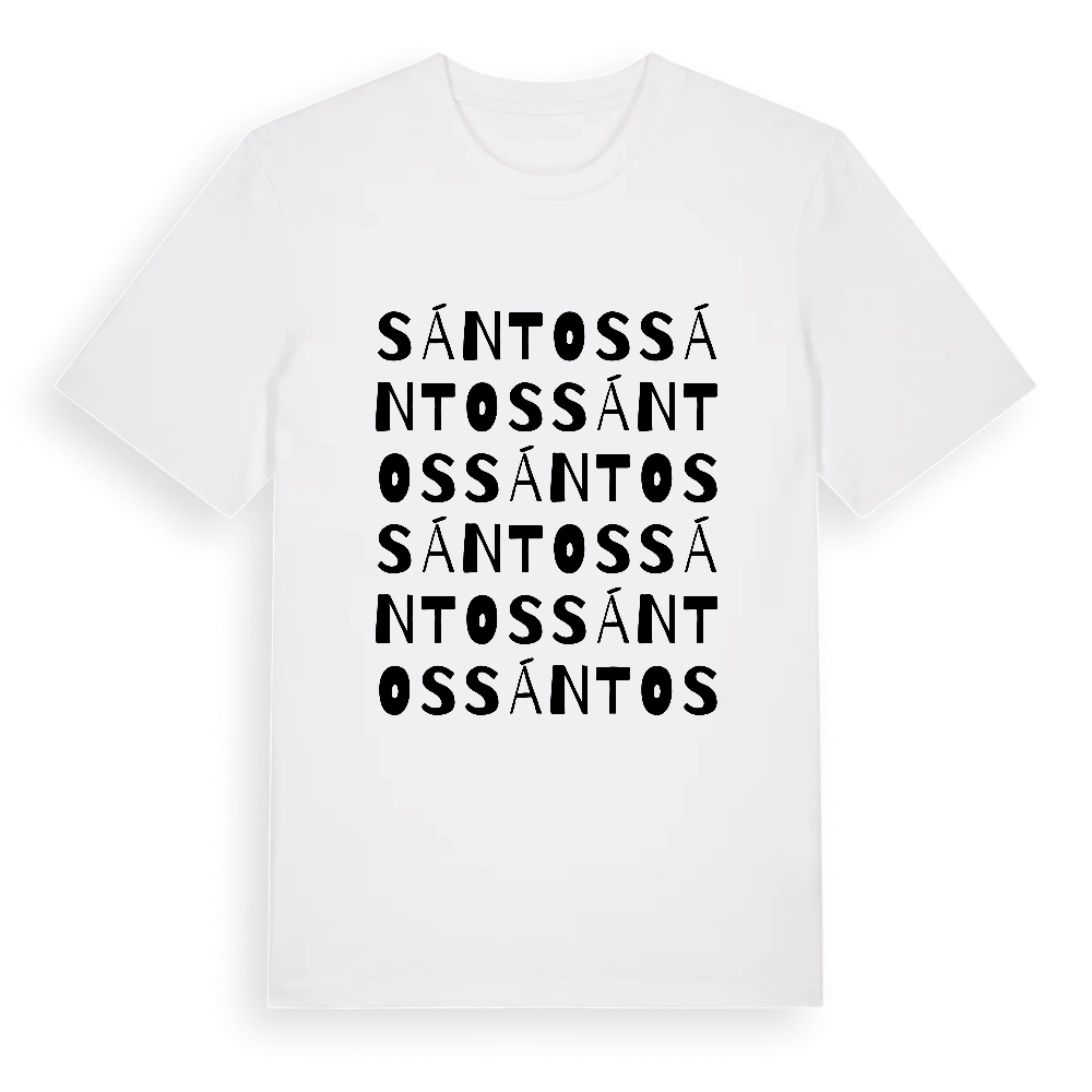 Sántos ordlek t-shirt – White, i miljö