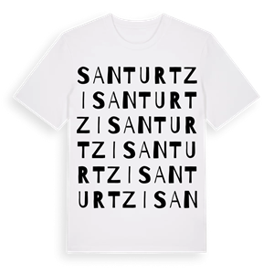 Santurtzi ordlek t-shirt – ekologisk bomull t-shirt från Pinshirt