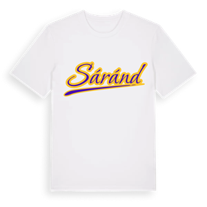 Sáránd baseball t-shirt – ekologisk bomull t-shirt från Pinshirt