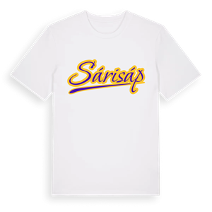 Sárisáp baseball t-shirt – ekologisk bomull t-shirt från Pinshirt