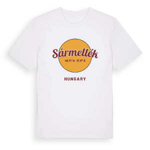 Sármellék cirkel t-shirt – ekologisk bomull t-shirt från Pinshirt