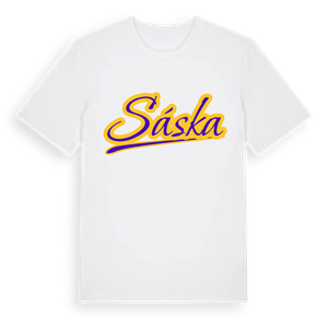 Sáska baseball t-shirt – ekologisk bomull t-shirt från Pinshirt