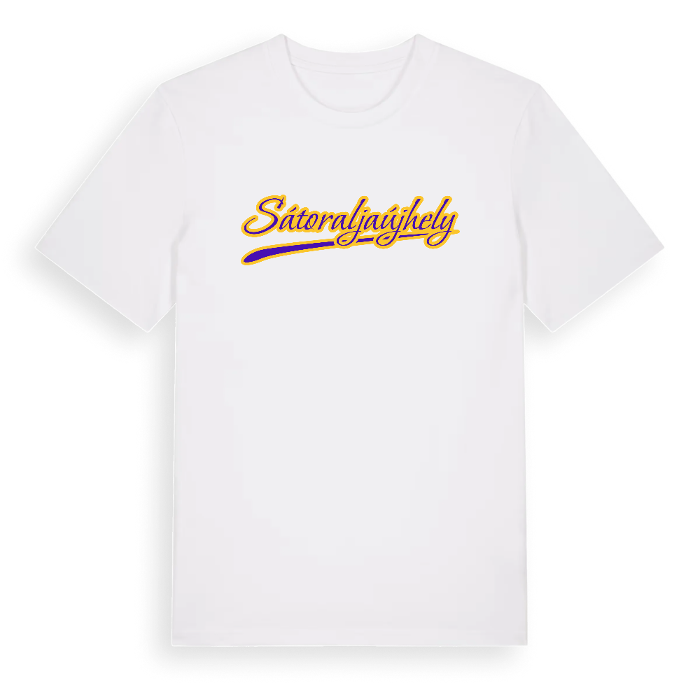 Sátoraljaújhely baseball t-shirt – White, i miljö
