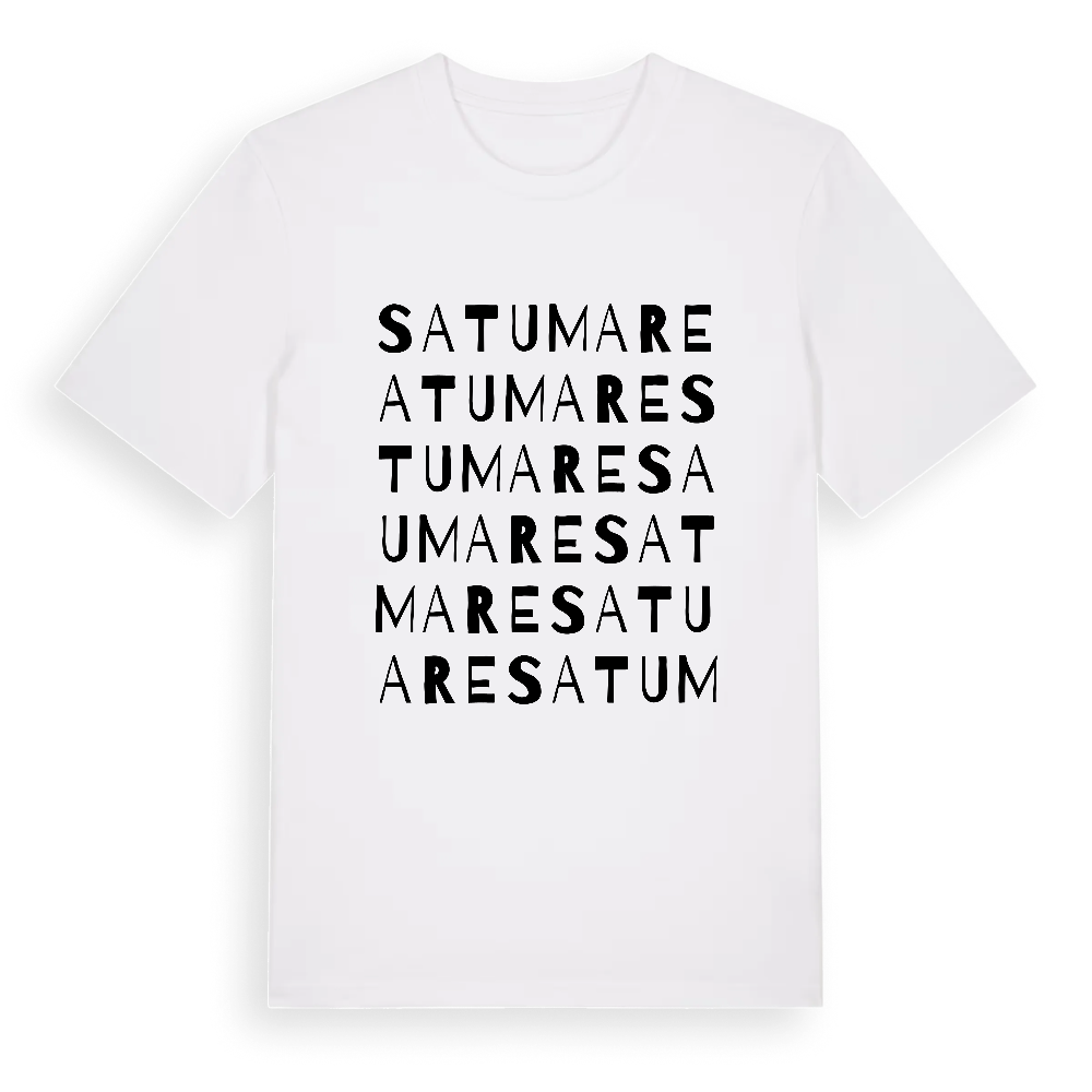Satu Mare ordlek t-shirt – White, i miljö