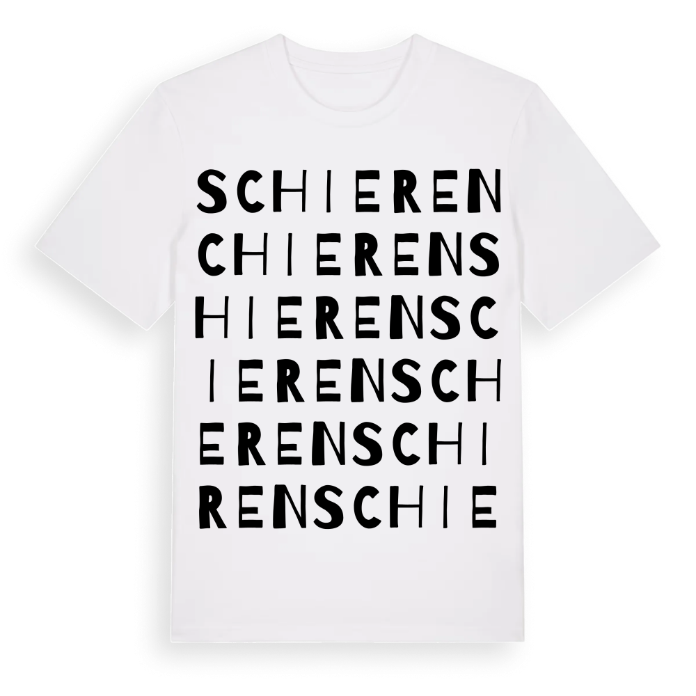 Schieren ordlek t-shirt – White, i miljö