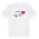 Sé hjärta t-shirt
