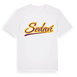 Sedaví baseball t-shirt – ekologisk bomull t-shirt från Pinshirt
