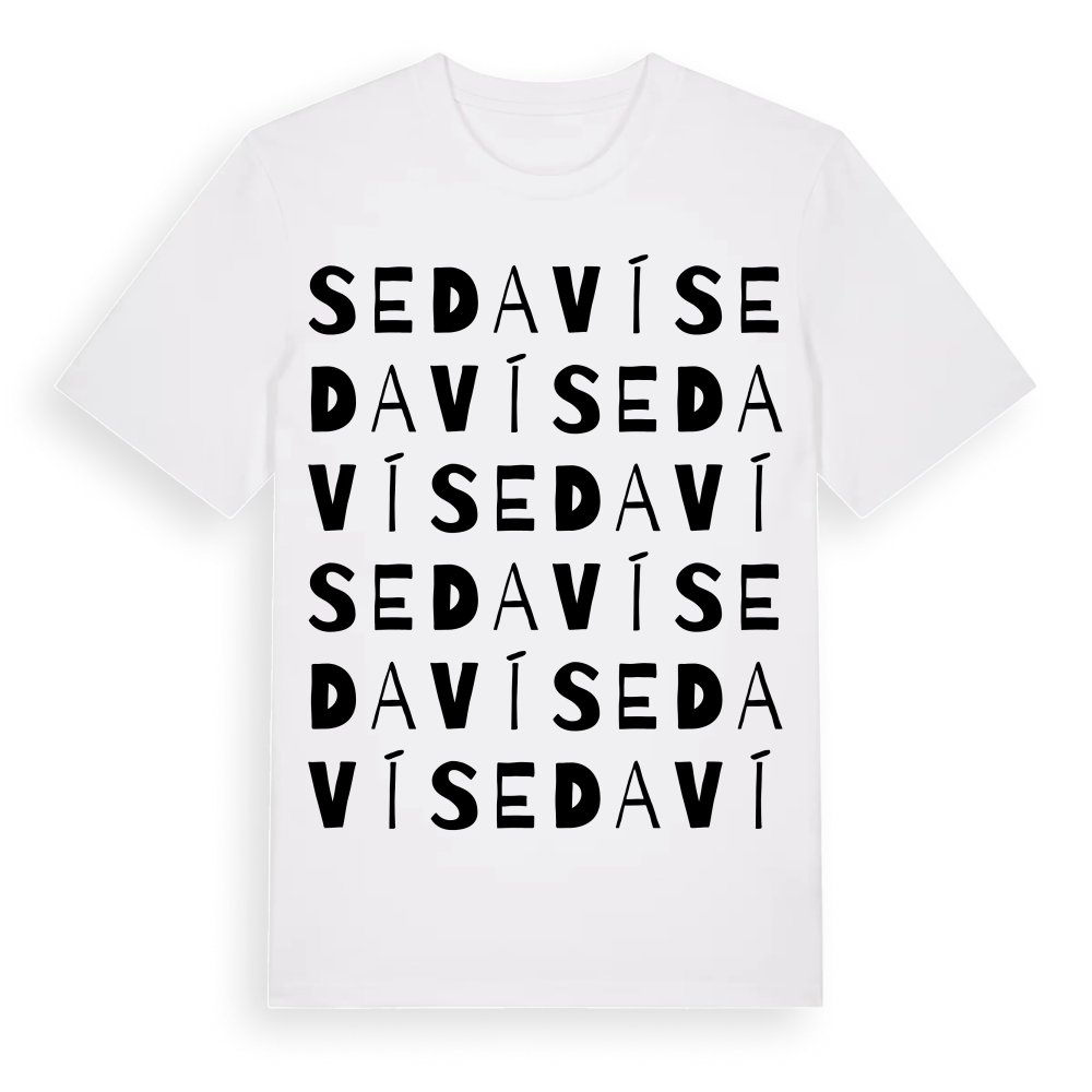 Sedaví ordlek t-shirt – White, i miljö