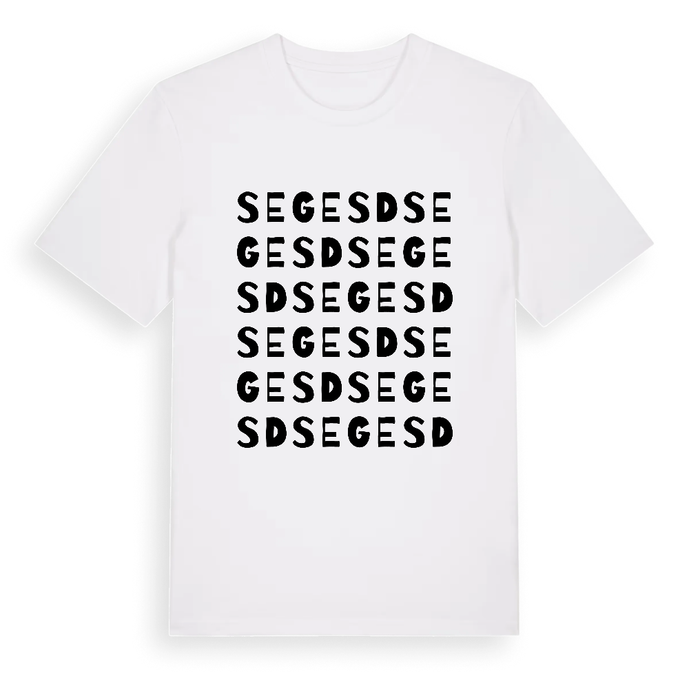Segesd ordlek t-shirt – White, i miljö