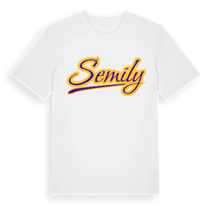 Semily baseball t-shirt – ekologisk bomull t-shirt från Pinshirt
